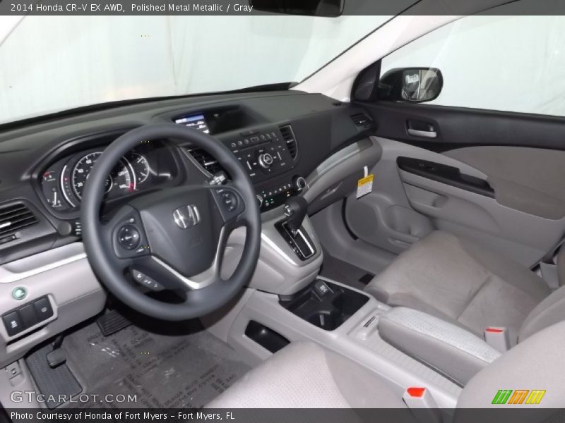 Polished Metal Metallic / Gray 2014 Honda CR-V EX AWD