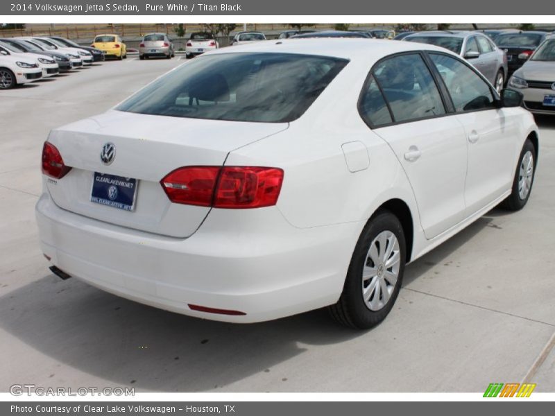 Pure White / Titan Black 2014 Volkswagen Jetta S Sedan