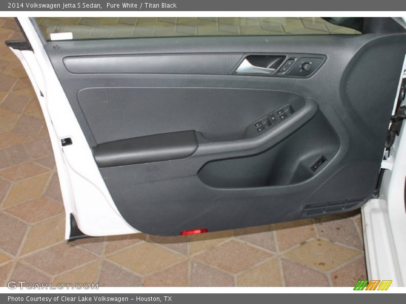 Pure White / Titan Black 2014 Volkswagen Jetta S Sedan