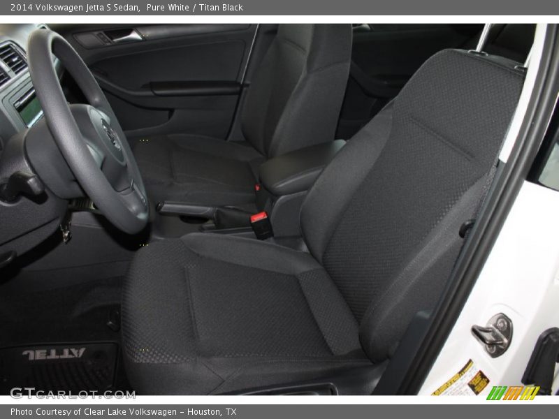 Pure White / Titan Black 2014 Volkswagen Jetta S Sedan