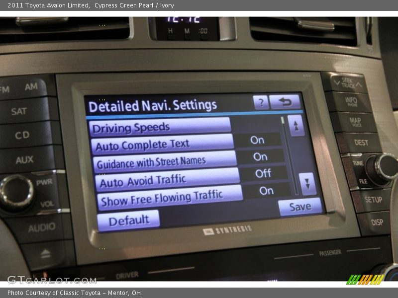 Cypress Green Pearl / Ivory 2011 Toyota Avalon Limited