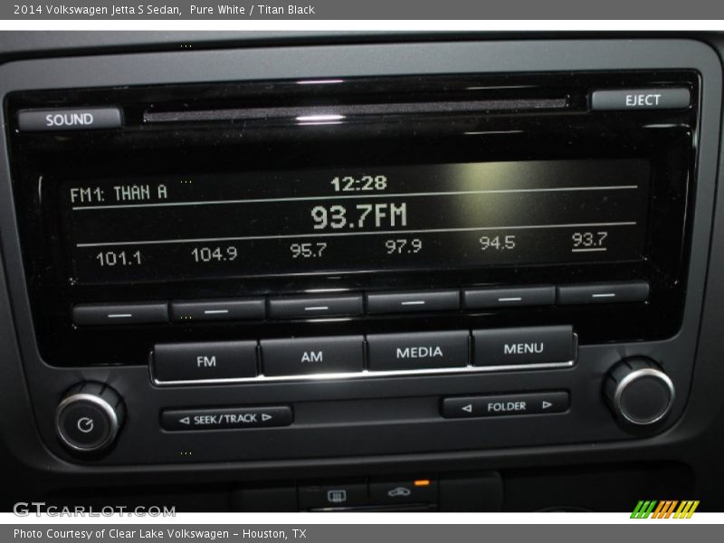 Pure White / Titan Black 2014 Volkswagen Jetta S Sedan