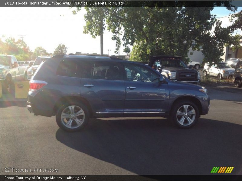 Nautical Blue Metallic / Black 2013 Toyota Highlander Limited 4WD