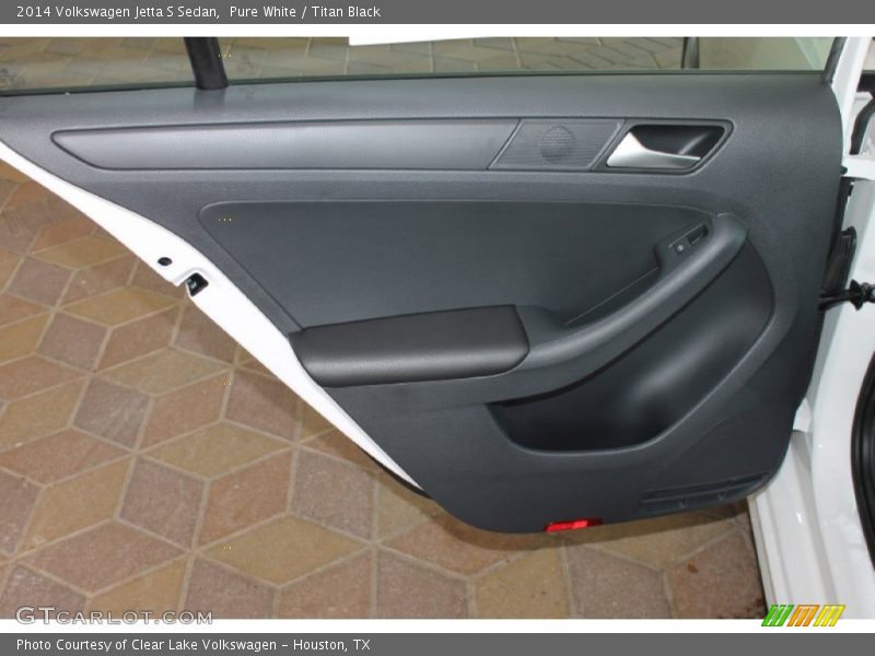 Pure White / Titan Black 2014 Volkswagen Jetta S Sedan