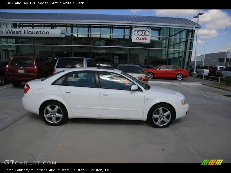 Arctic White / Black 2004 Audi A4 1.8T Sedan