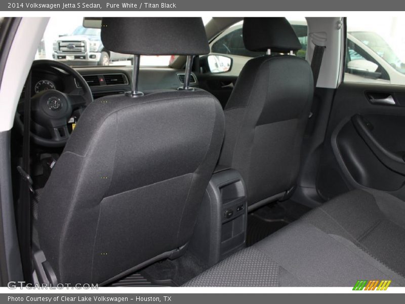 Pure White / Titan Black 2014 Volkswagen Jetta S Sedan
