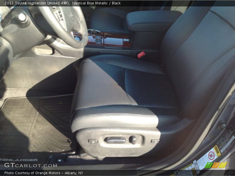 Nautical Blue Metallic / Black 2013 Toyota Highlander Limited 4WD