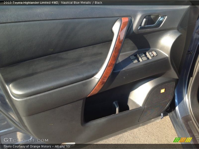 Nautical Blue Metallic / Black 2013 Toyota Highlander Limited 4WD