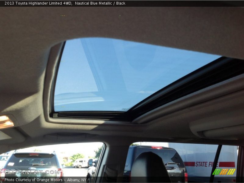 Nautical Blue Metallic / Black 2013 Toyota Highlander Limited 4WD