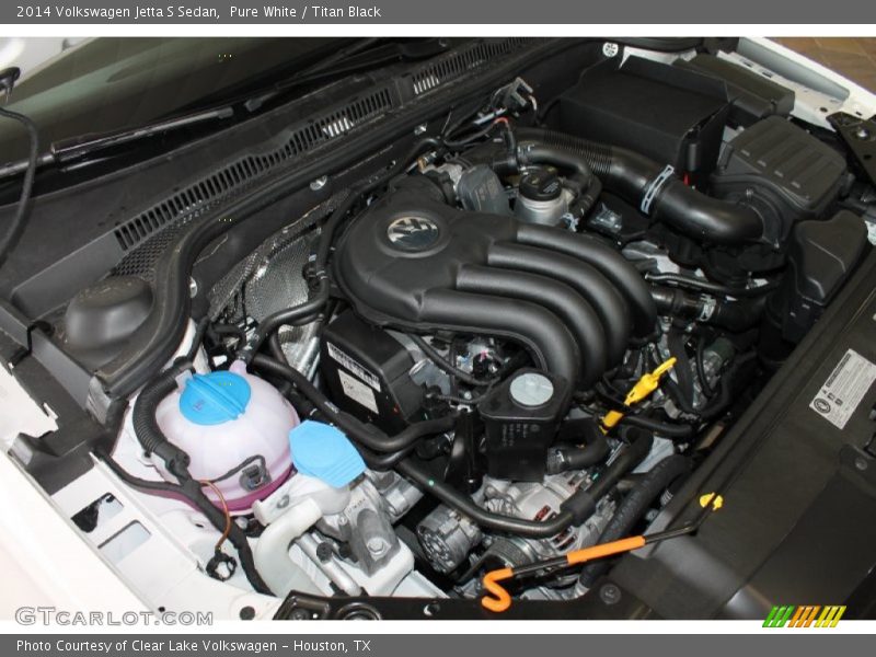 Pure White / Titan Black 2014 Volkswagen Jetta S Sedan