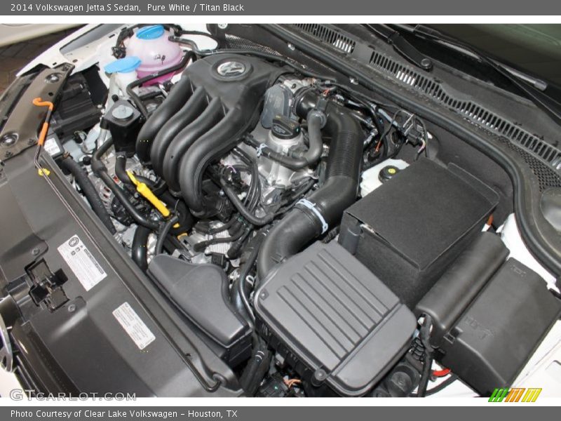 Pure White / Titan Black 2014 Volkswagen Jetta S Sedan