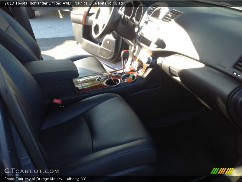 Nautical Blue Metallic / Black 2013 Toyota Highlander Limited 4WD