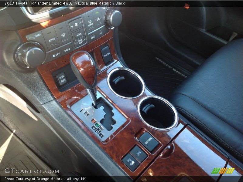 Nautical Blue Metallic / Black 2013 Toyota Highlander Limited 4WD