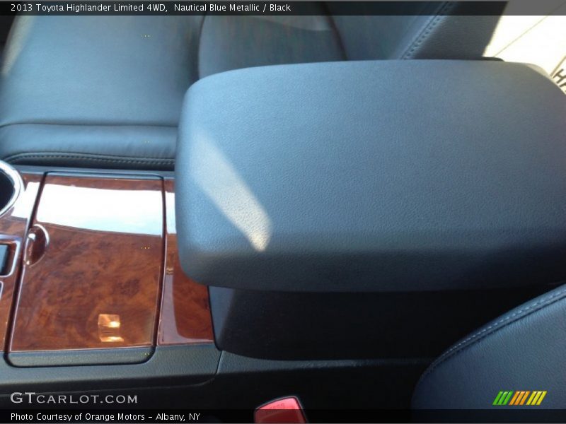 Nautical Blue Metallic / Black 2013 Toyota Highlander Limited 4WD