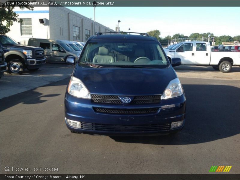 Stratosphere Mica / Stone Gray 2004 Toyota Sienna XLE AWD