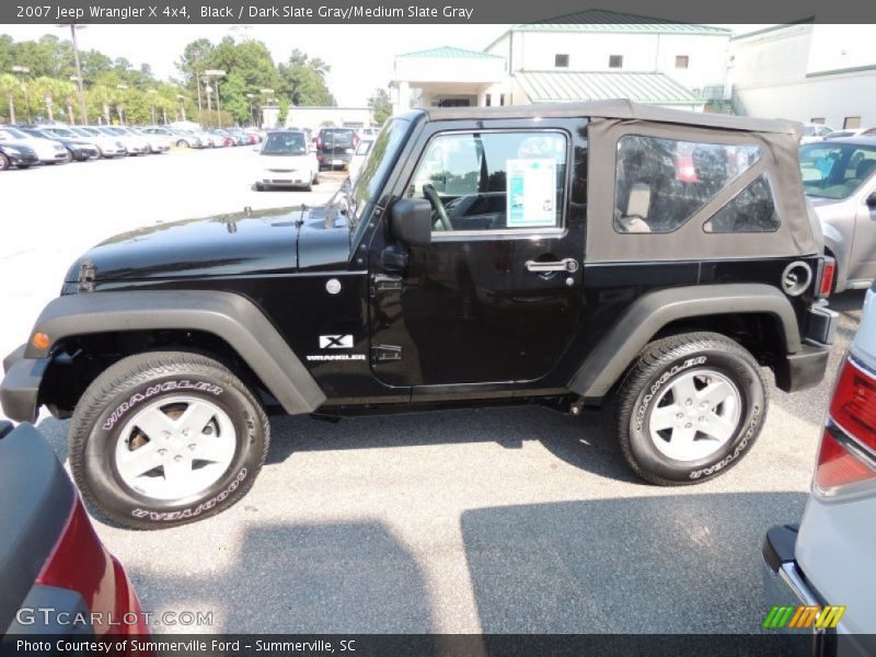 Black / Dark Slate Gray/Medium Slate Gray 2007 Jeep Wrangler X 4x4
