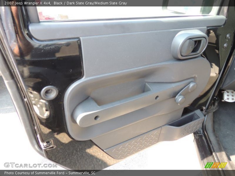 Black / Dark Slate Gray/Medium Slate Gray 2007 Jeep Wrangler X 4x4