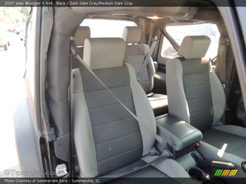 Black / Dark Slate Gray/Medium Slate Gray 2007 Jeep Wrangler X 4x4