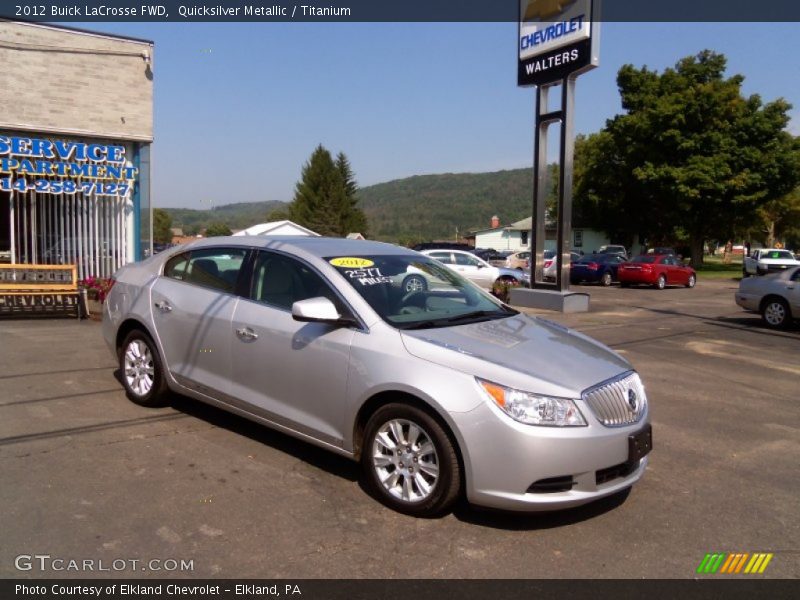 Quicksilver Metallic / Titanium 2012 Buick LaCrosse FWD