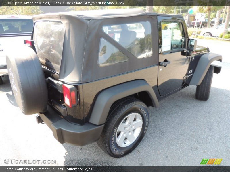 Black / Dark Slate Gray/Medium Slate Gray 2007 Jeep Wrangler X 4x4