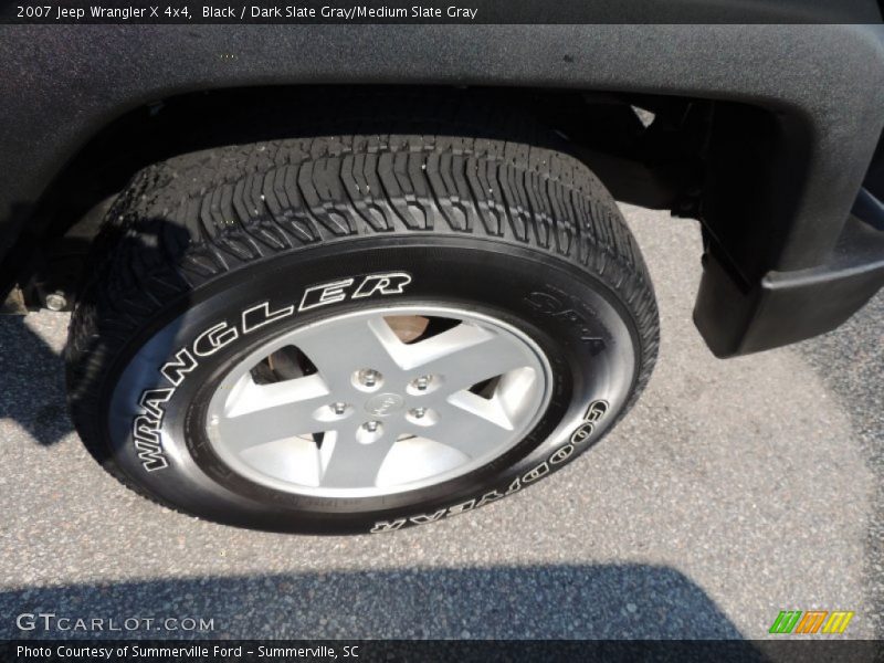 Black / Dark Slate Gray/Medium Slate Gray 2007 Jeep Wrangler X 4x4