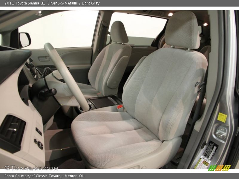 Silver Sky Metallic / Light Gray 2011 Toyota Sienna LE