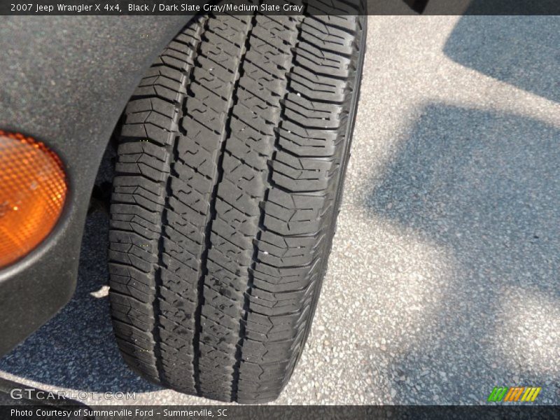 Black / Dark Slate Gray/Medium Slate Gray 2007 Jeep Wrangler X 4x4