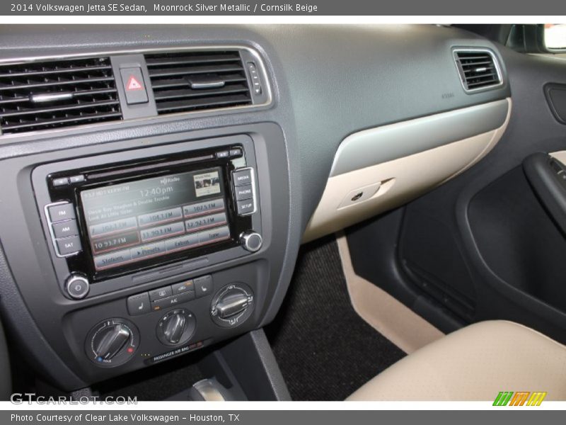 Moonrock Silver Metallic / Cornsilk Beige 2014 Volkswagen Jetta SE Sedan