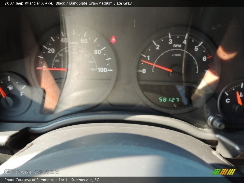 Black / Dark Slate Gray/Medium Slate Gray 2007 Jeep Wrangler X 4x4