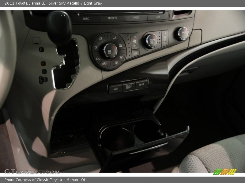 Silver Sky Metallic / Light Gray 2011 Toyota Sienna LE