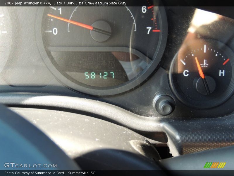 Black / Dark Slate Gray/Medium Slate Gray 2007 Jeep Wrangler X 4x4