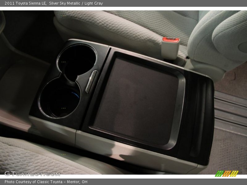 Silver Sky Metallic / Light Gray 2011 Toyota Sienna LE