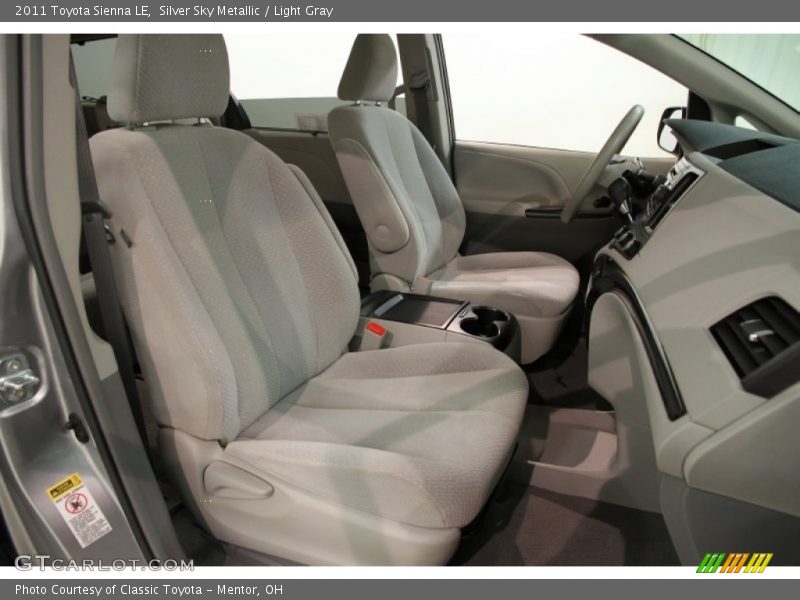 Silver Sky Metallic / Light Gray 2011 Toyota Sienna LE