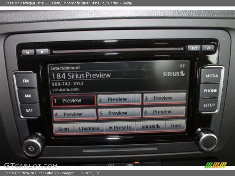 Moonrock Silver Metallic / Cornsilk Beige 2014 Volkswagen Jetta SE Sedan