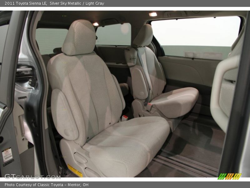 Silver Sky Metallic / Light Gray 2011 Toyota Sienna LE