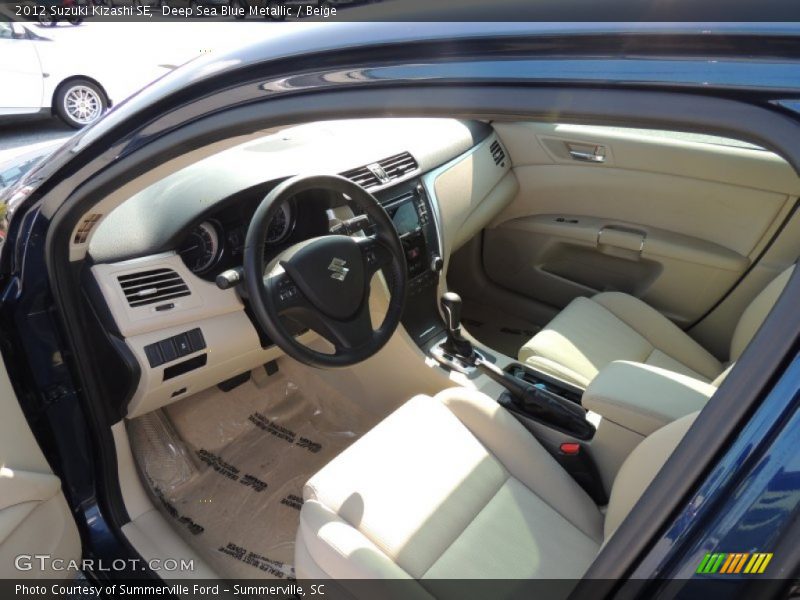  2012 Kizashi SE Beige Interior