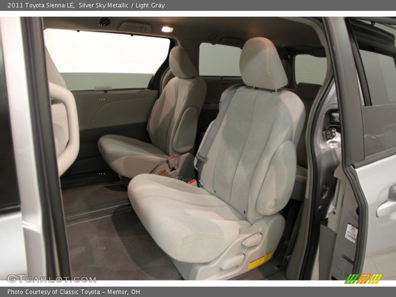 Silver Sky Metallic / Light Gray 2011 Toyota Sienna LE