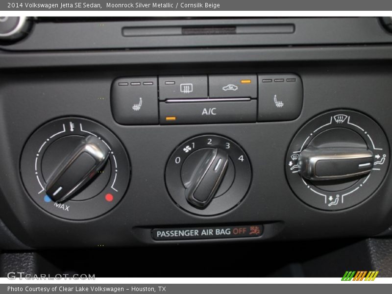 Moonrock Silver Metallic / Cornsilk Beige 2014 Volkswagen Jetta SE Sedan