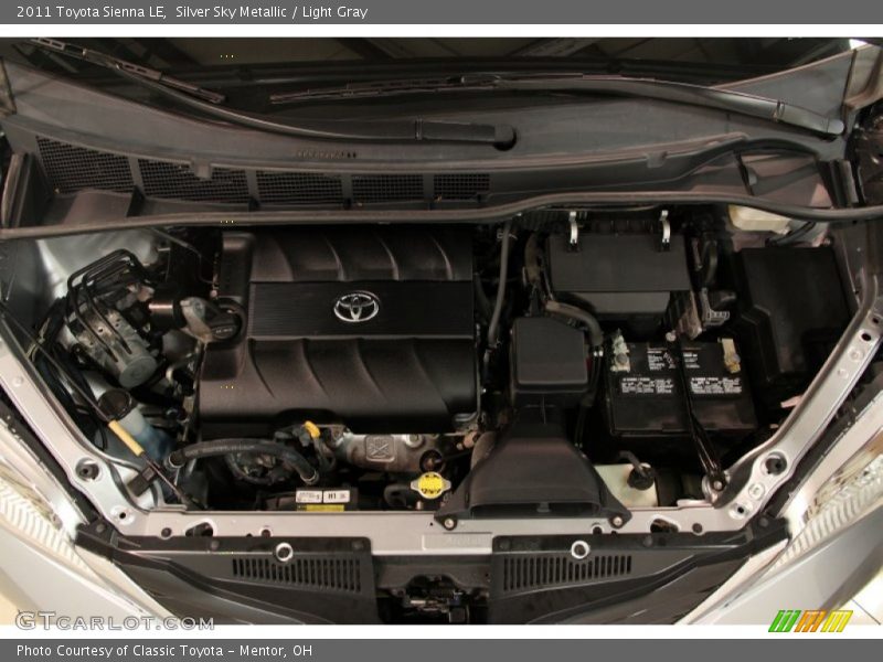 Silver Sky Metallic / Light Gray 2011 Toyota Sienna LE
