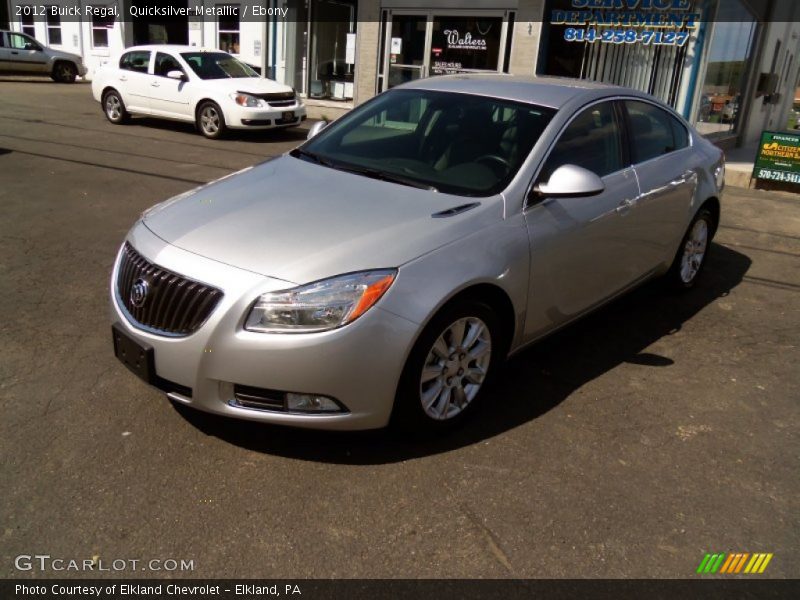 Quicksilver Metallic / Ebony 2012 Buick Regal