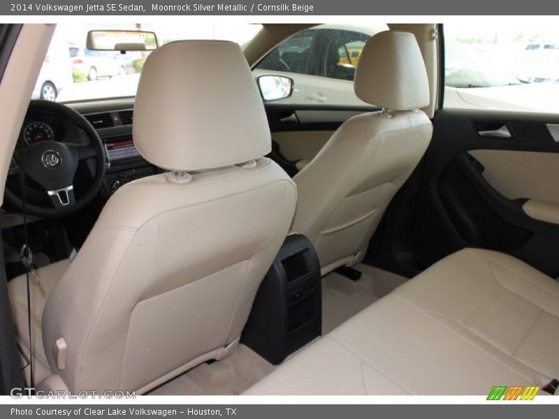 Moonrock Silver Metallic / Cornsilk Beige 2014 Volkswagen Jetta SE Sedan