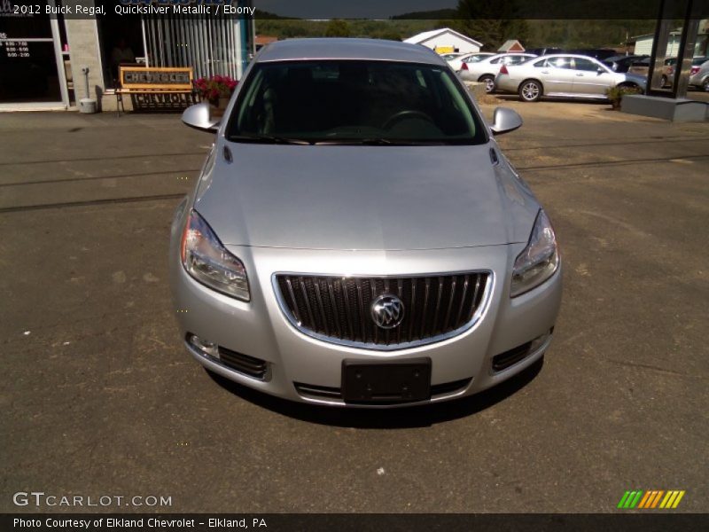 Quicksilver Metallic / Ebony 2012 Buick Regal