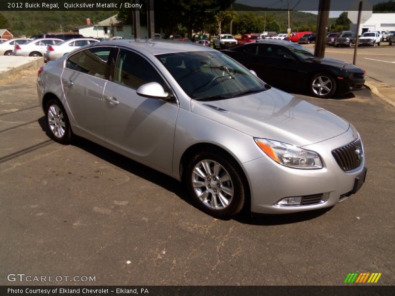 Quicksilver Metallic / Ebony 2012 Buick Regal