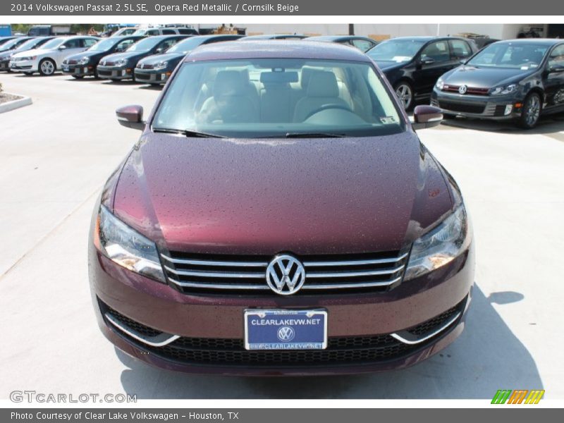 Opera Red Metallic / Cornsilk Beige 2014 Volkswagen Passat 2.5L SE