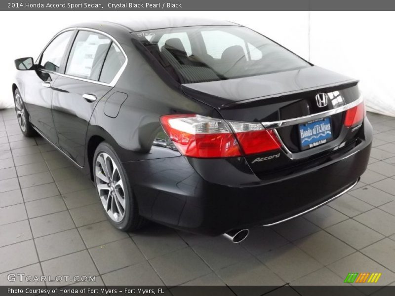 Crystal Black Pearl / Black 2014 Honda Accord Sport Sedan