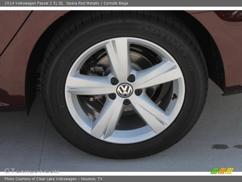 Opera Red Metallic / Cornsilk Beige 2014 Volkswagen Passat 2.5L SE