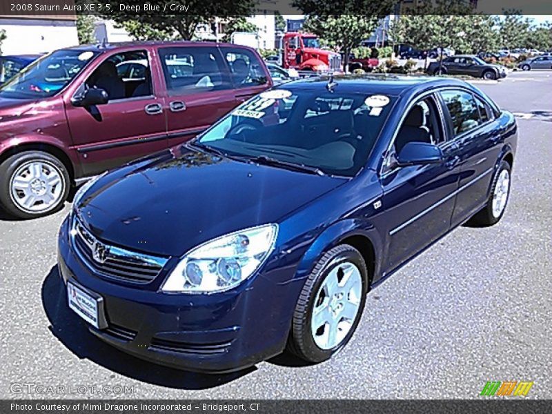 Deep Blue / Gray 2008 Saturn Aura XE 3.5