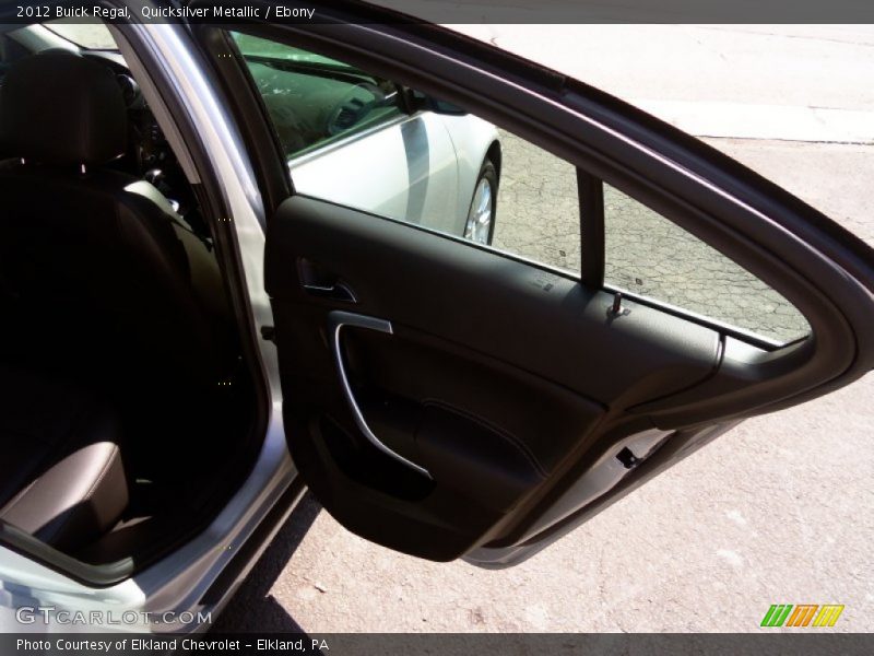 Quicksilver Metallic / Ebony 2012 Buick Regal