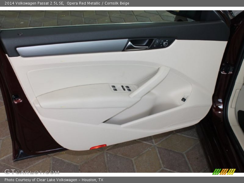 Opera Red Metallic / Cornsilk Beige 2014 Volkswagen Passat 2.5L SE