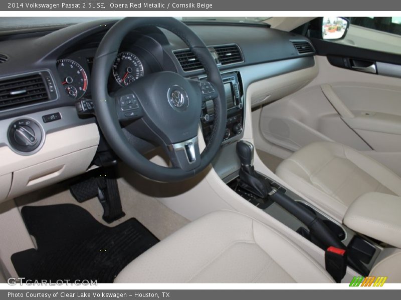 Opera Red Metallic / Cornsilk Beige 2014 Volkswagen Passat 2.5L SE